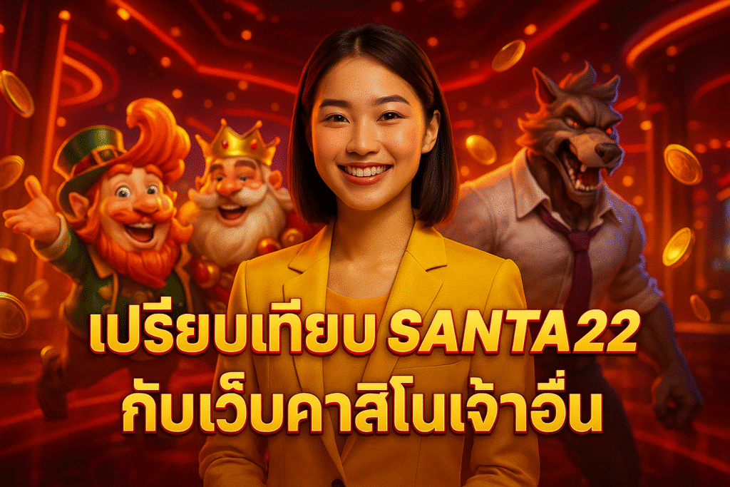 เปรียบเทียบ SANTA22 กับเว็บคาสิโนเจ้าอื่น