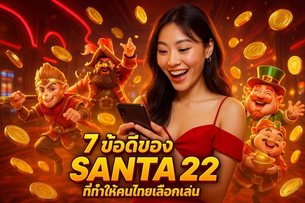 7 ข้อดีของ SANTA22 ที่ทำให้คนไทยเลือกเล่น