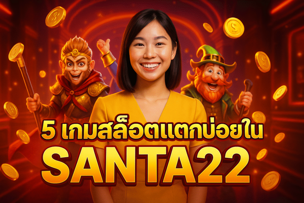 5 เกมสล็อตแตกบ่อยใน SANTA22 ที่ห้ามพลาด
