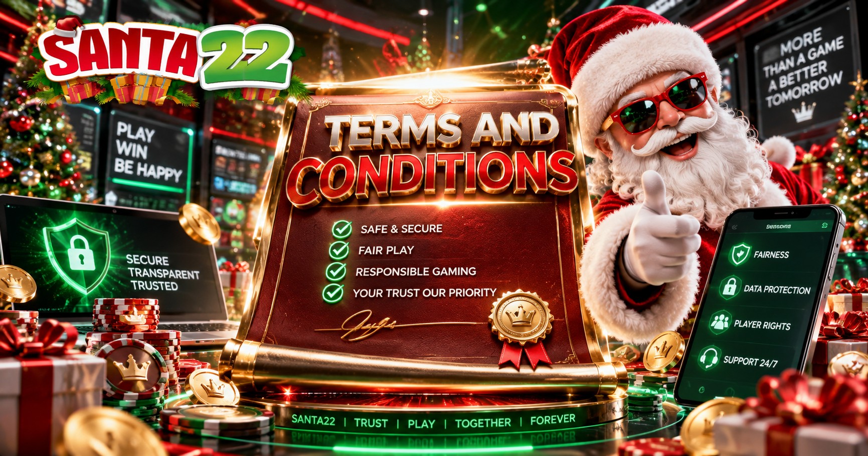 ข้อตกลงและเงื่อนไข - SANTA22