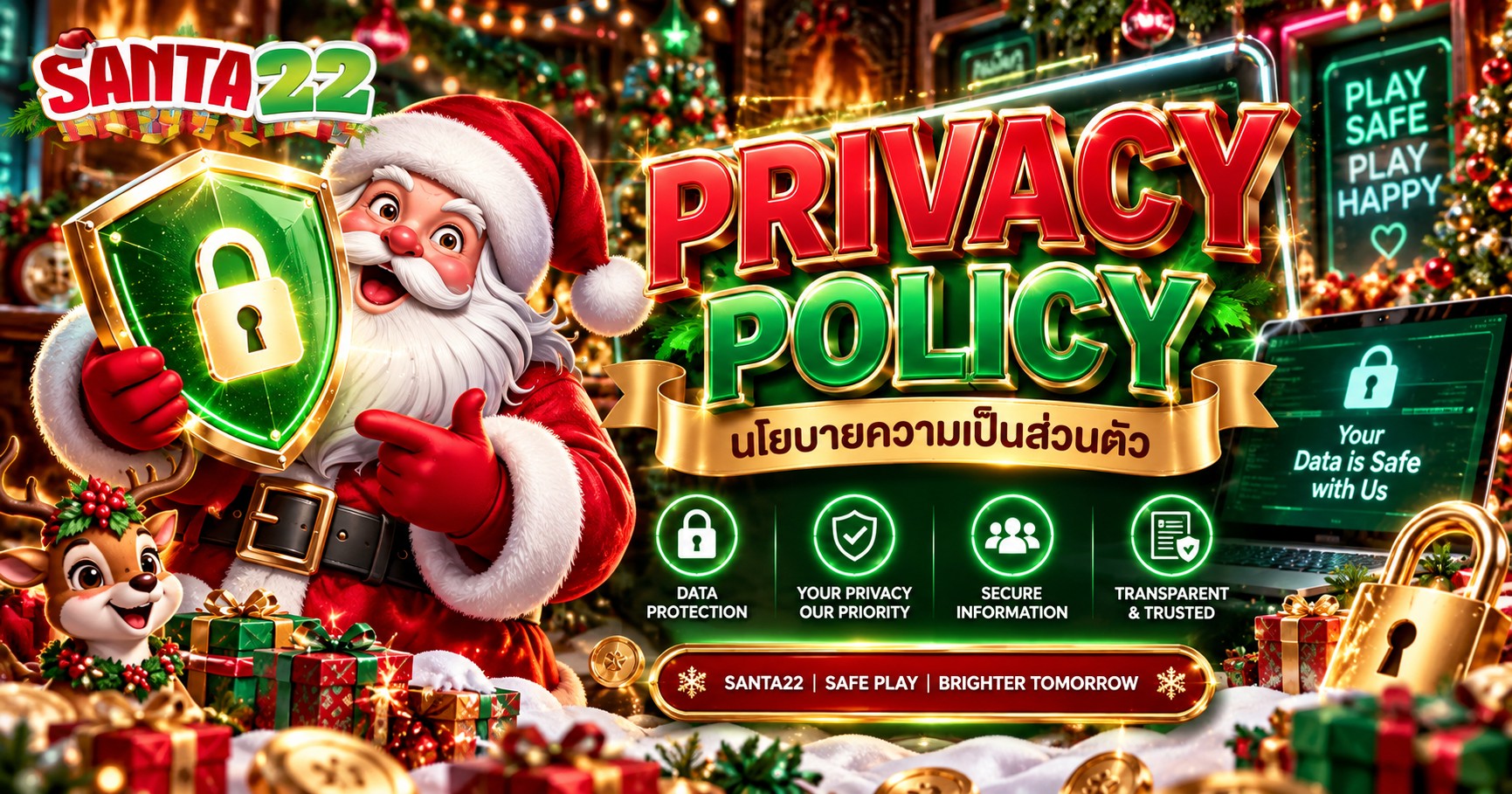 นโยบายความเป็นส่วนตัว - SANTA22