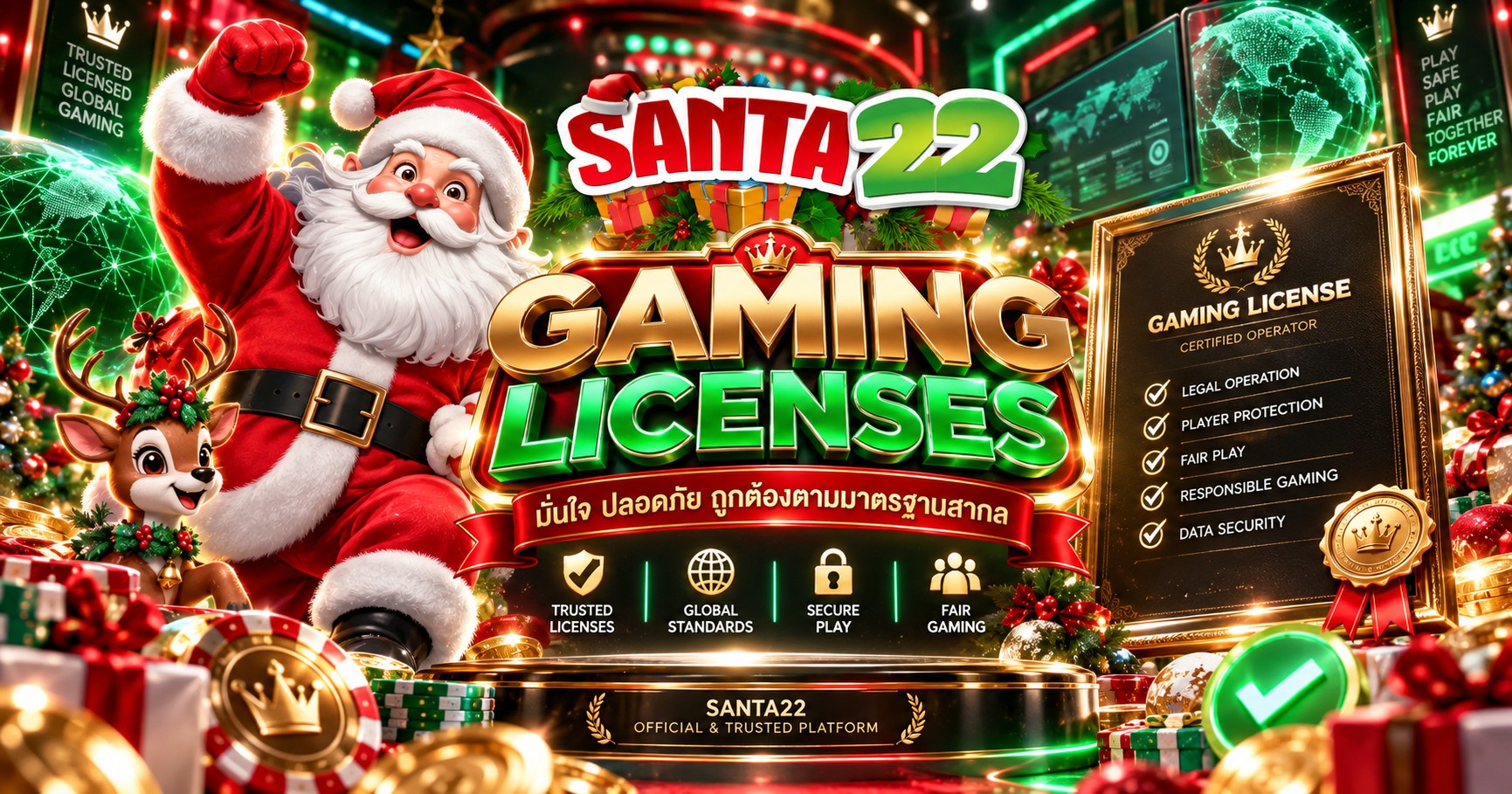 ใบอนุญาต - SANTA22